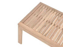 Outlet Beliani Set da giardino con tavolo 4 posti FIAMES Legno di acacia certificato Grigio Marrone Grigio