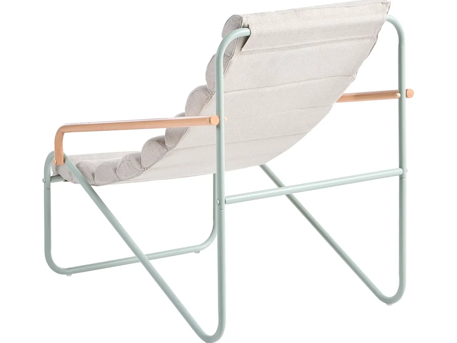 Sale Beliani Set da giardino con tavolo 2 posti PASTO Metallo Verde menta Beige Verde