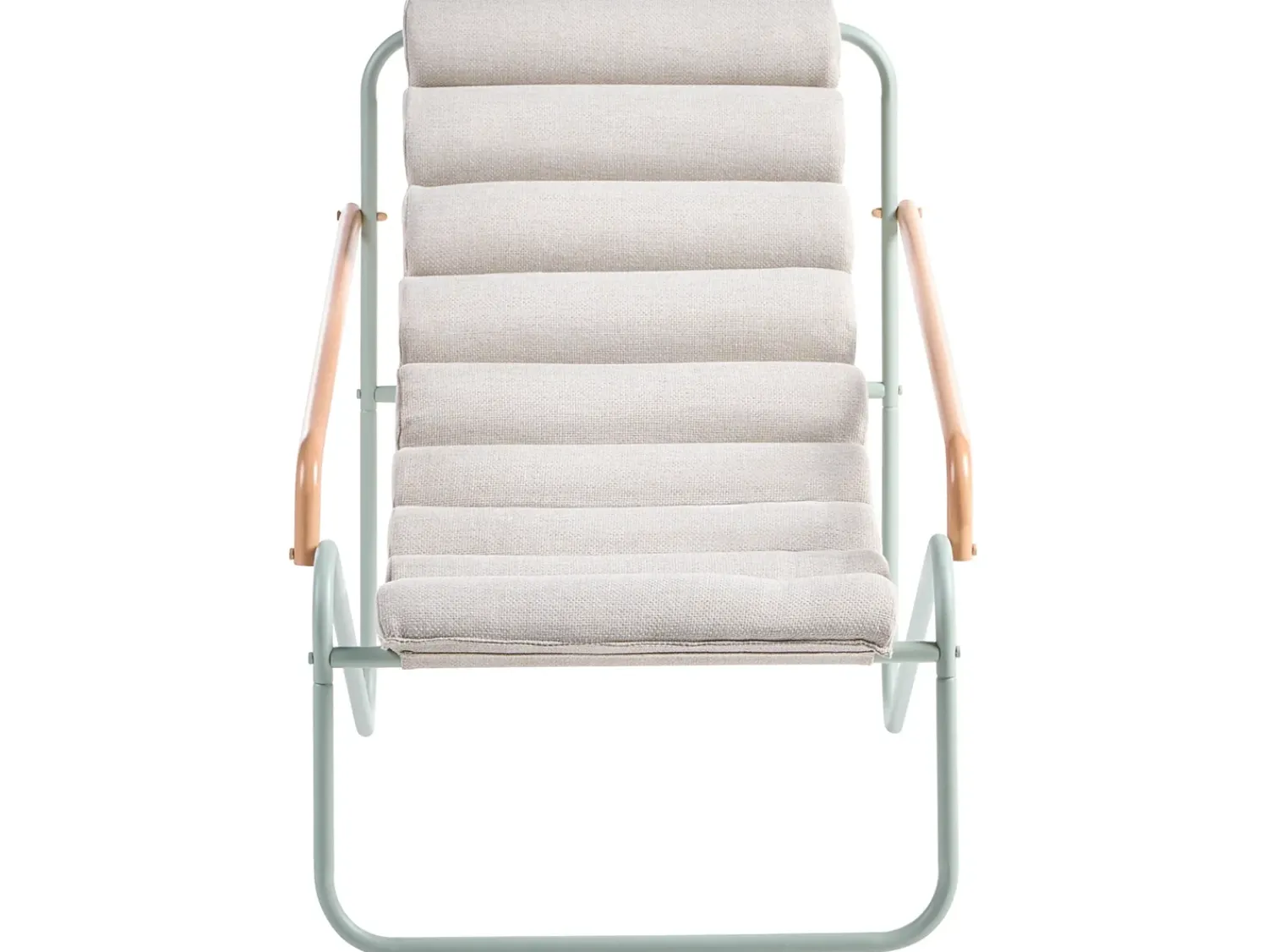 Sale Beliani Set da giardino con tavolo 2 posti PASTO Metallo Verde menta Beige Verde