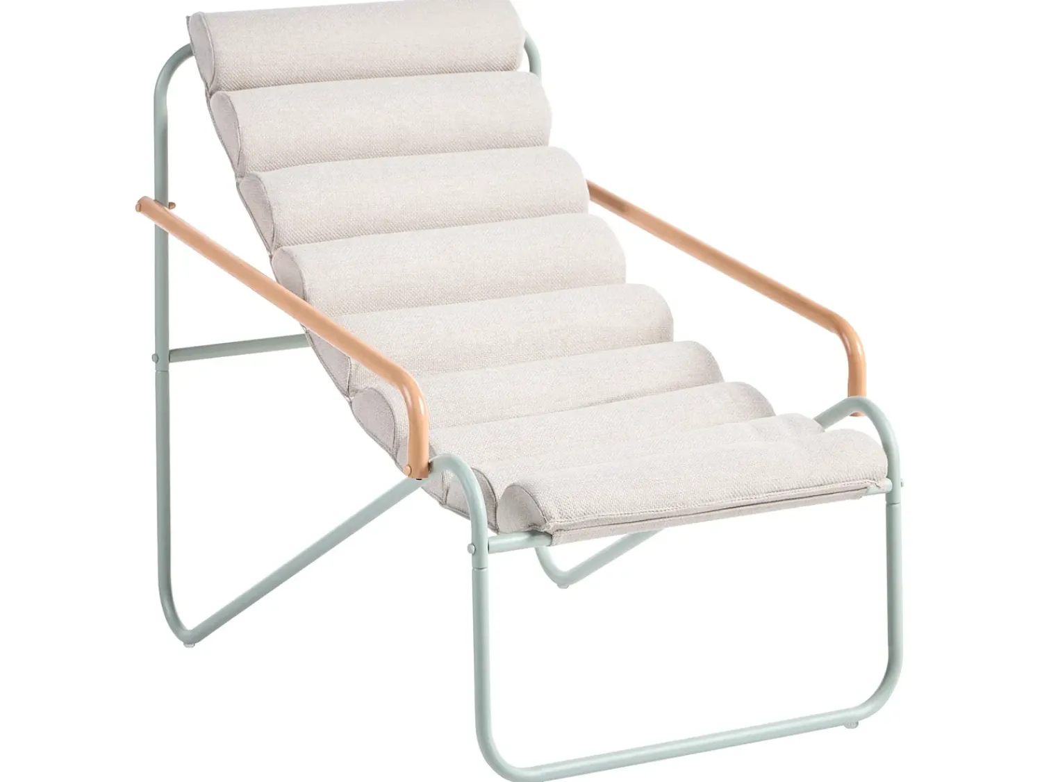 Sale Beliani Set da giardino con tavolo 2 posti PASTO Metallo Verde menta Beige Verde