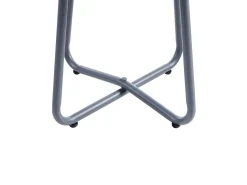 Sale Beliani Set da giardino con tavolo 2 posti PASTO Metallo Grigio scuro Beige Grigio