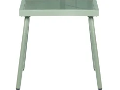 Online Beliani Set da giardino con tavolo 2 posti MOLVENO Metallo Beige/Verde Beige Verde