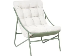 Online Beliani Set da giardino con tavolo 2 posti MOLVENO Metallo Beige/Verde Beige Verde