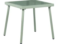 Online Beliani Set da giardino con tavolo 2 posti MOLVENO Metallo Beige/Verde Beige Verde
