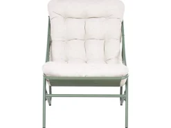 Online Beliani Set da giardino con tavolo 2 posti MOLVENO Metallo Beige/Verde Beige Verde