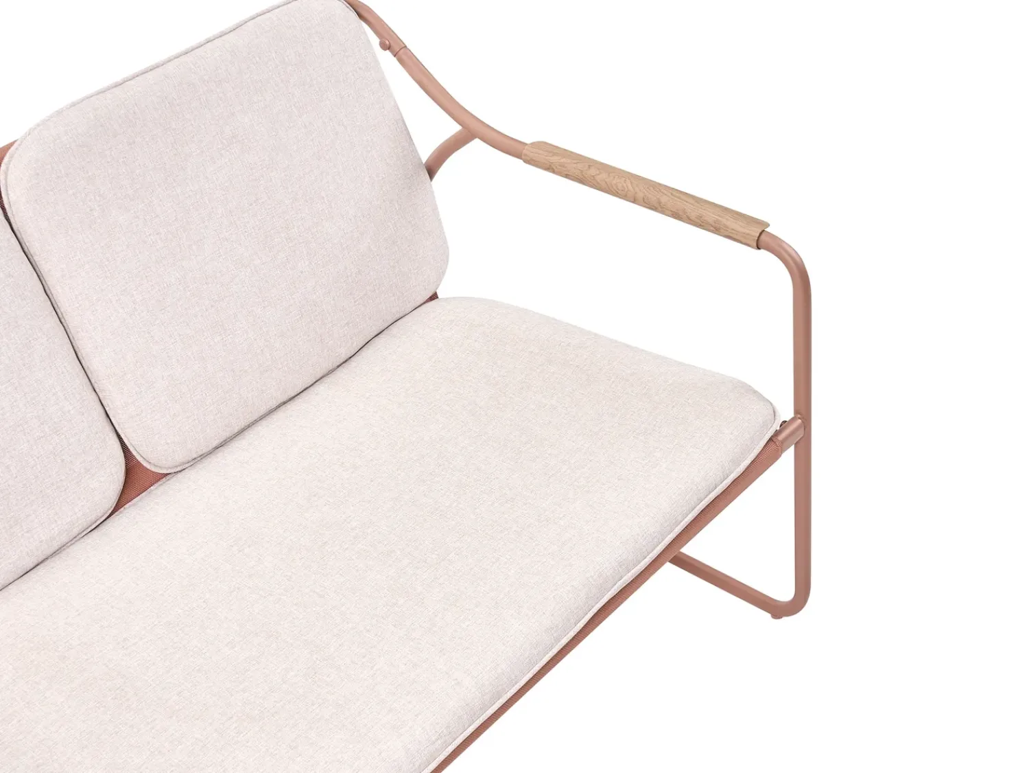 Sale Beliani Set da giardino con tavolo 4 posti CALASCIO Metallo chiaro Beige
