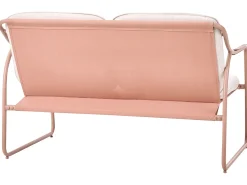 Sale Beliani Set da giardino con tavolo 4 posti CALASCIO Metallo chiaro Beige