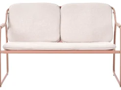 Sale Beliani Set da giardino con tavolo 4 posti CALASCIO Metallo chiaro Beige