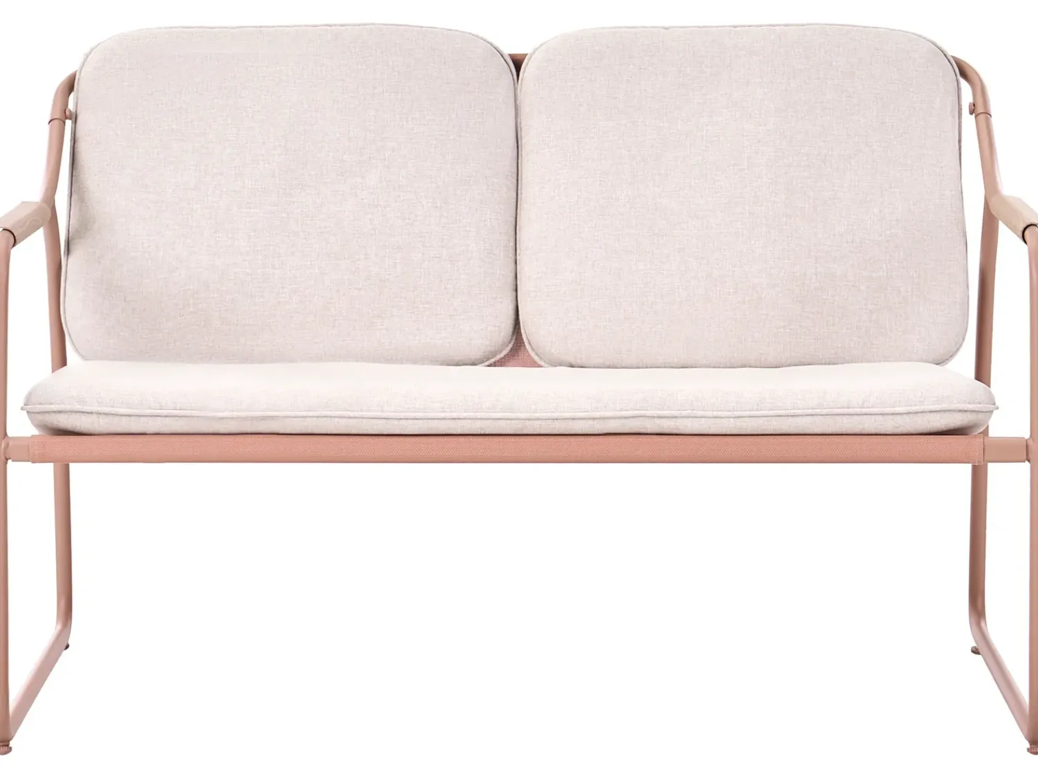 Sale Beliani Set da giardino con tavolo 4 posti CALASCIO Metallo chiaro Beige