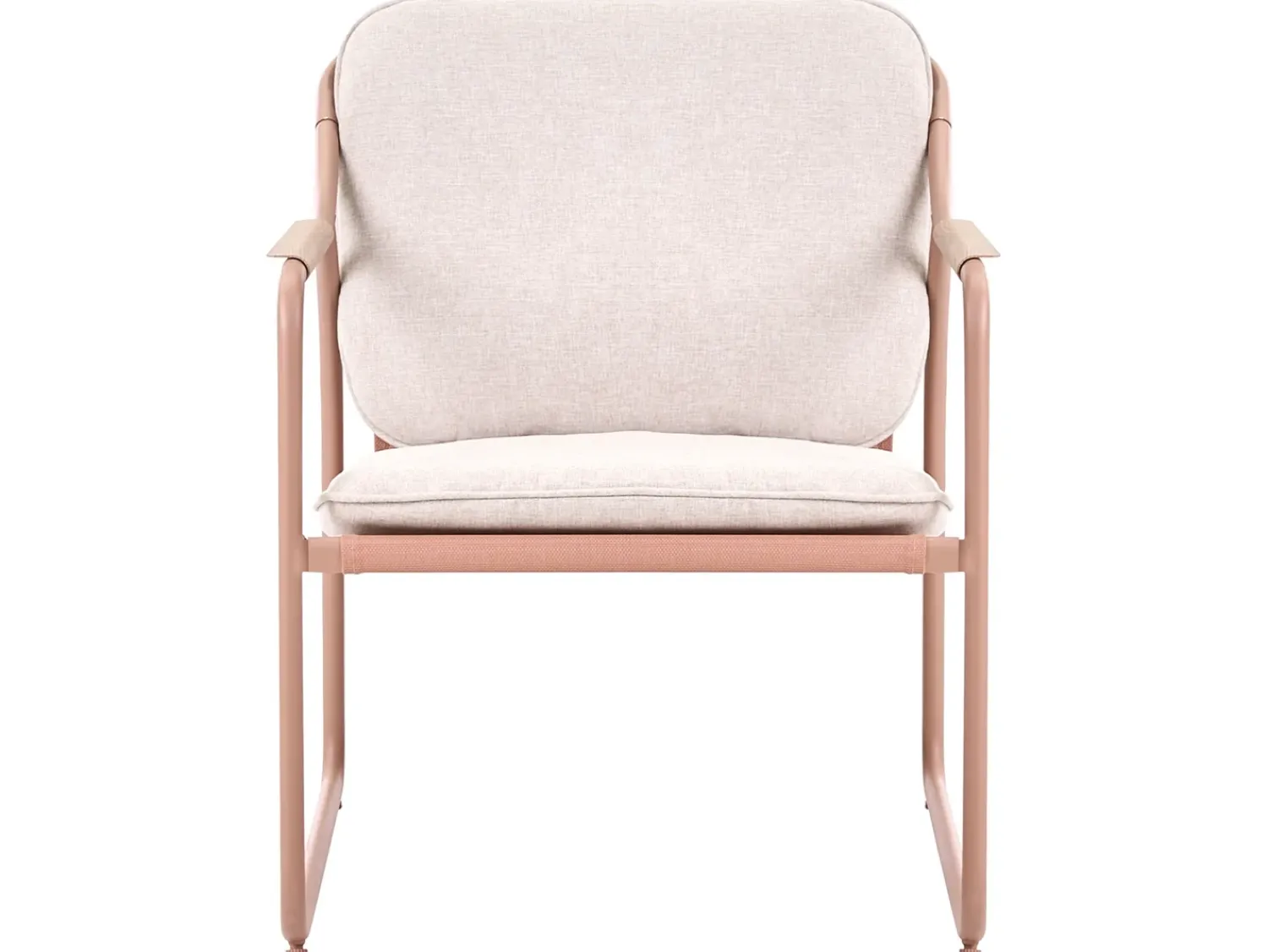 Sale Beliani Set da giardino con tavolo 4 posti CALASCIO Metallo chiaro Beige