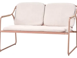 Sale Beliani Set da giardino con tavolo 4 posti CALASCIO Metallo chiaro Beige