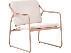 Sale Beliani Set da giardino con tavolo 4 posti CALASCIO Metallo chiaro Beige