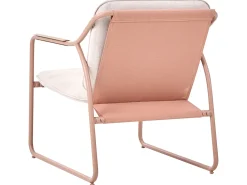 Sale Beliani Set da giardino con tavolo 4 posti CALASCIO Metallo chiaro Beige