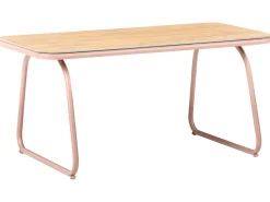 Sale Beliani Set da giardino con tavolo 4 posti CALASCIO Metallo chiaro Beige