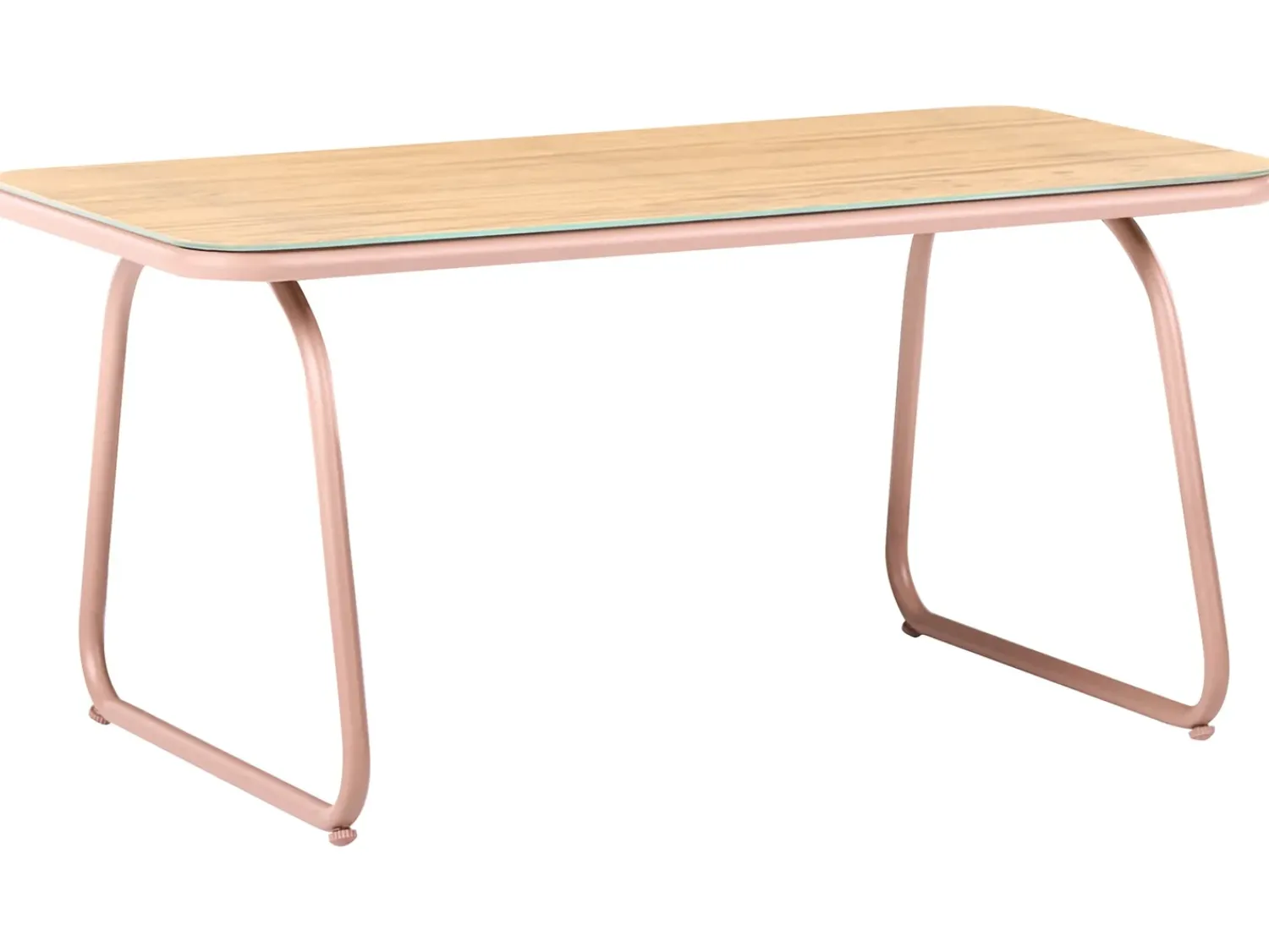 Sale Beliani Set da giardino con tavolo 4 posti CALASCIO Metallo chiaro Beige