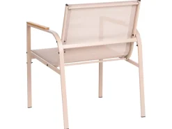 Best Beliani Set da giardino con tavolo 4 posti LEDRO Metallo Beige