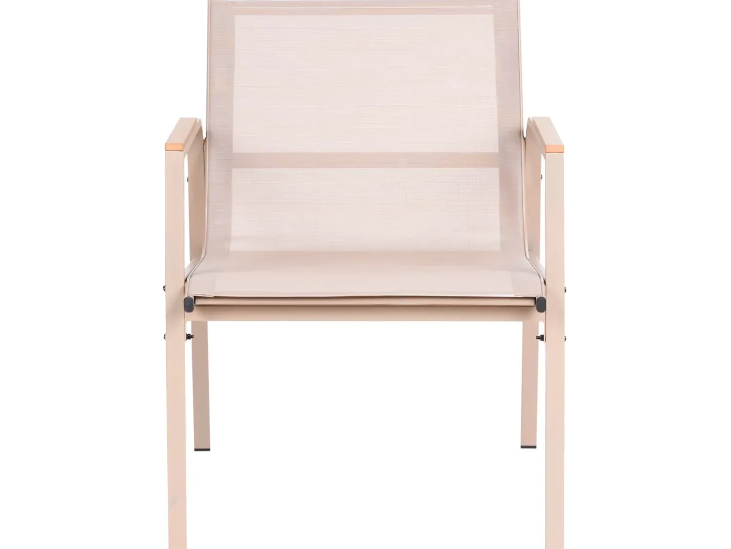 Best Beliani Set da giardino con tavolo 4 posti LEDRO Metallo Beige