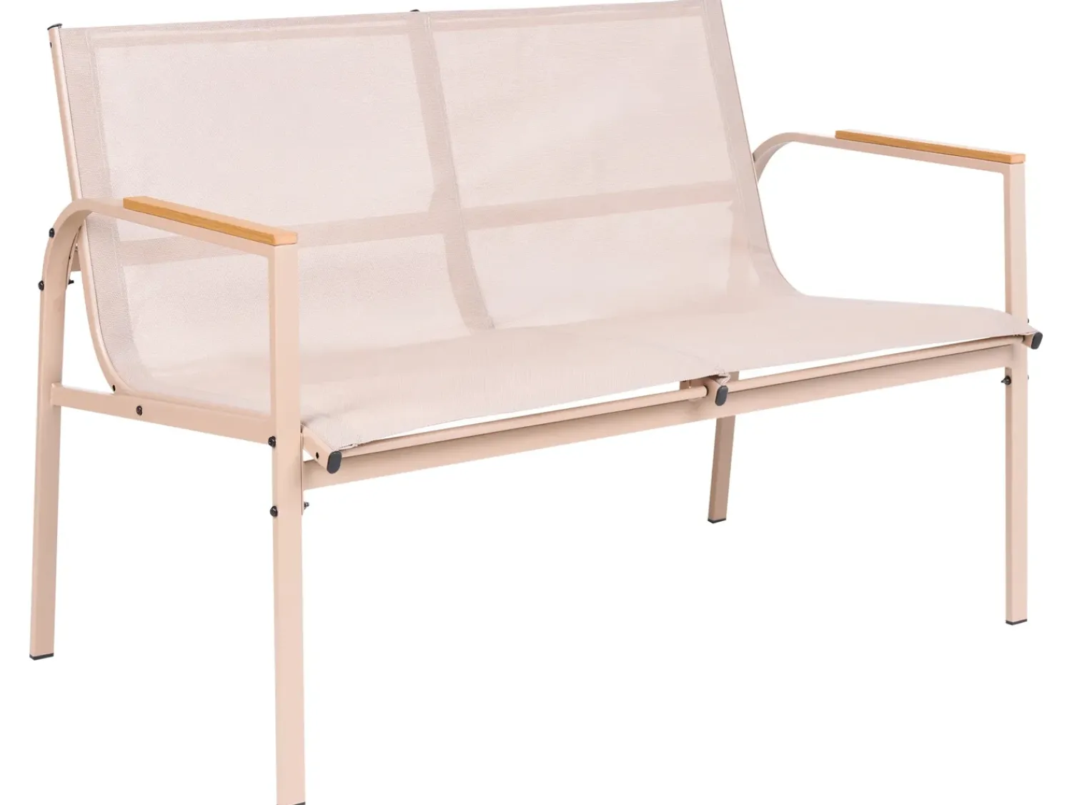 Best Beliani Set da giardino con tavolo 4 posti LEDRO Metallo Beige