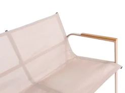 Best Beliani Set da giardino con tavolo 4 posti LEDRO Metallo Beige