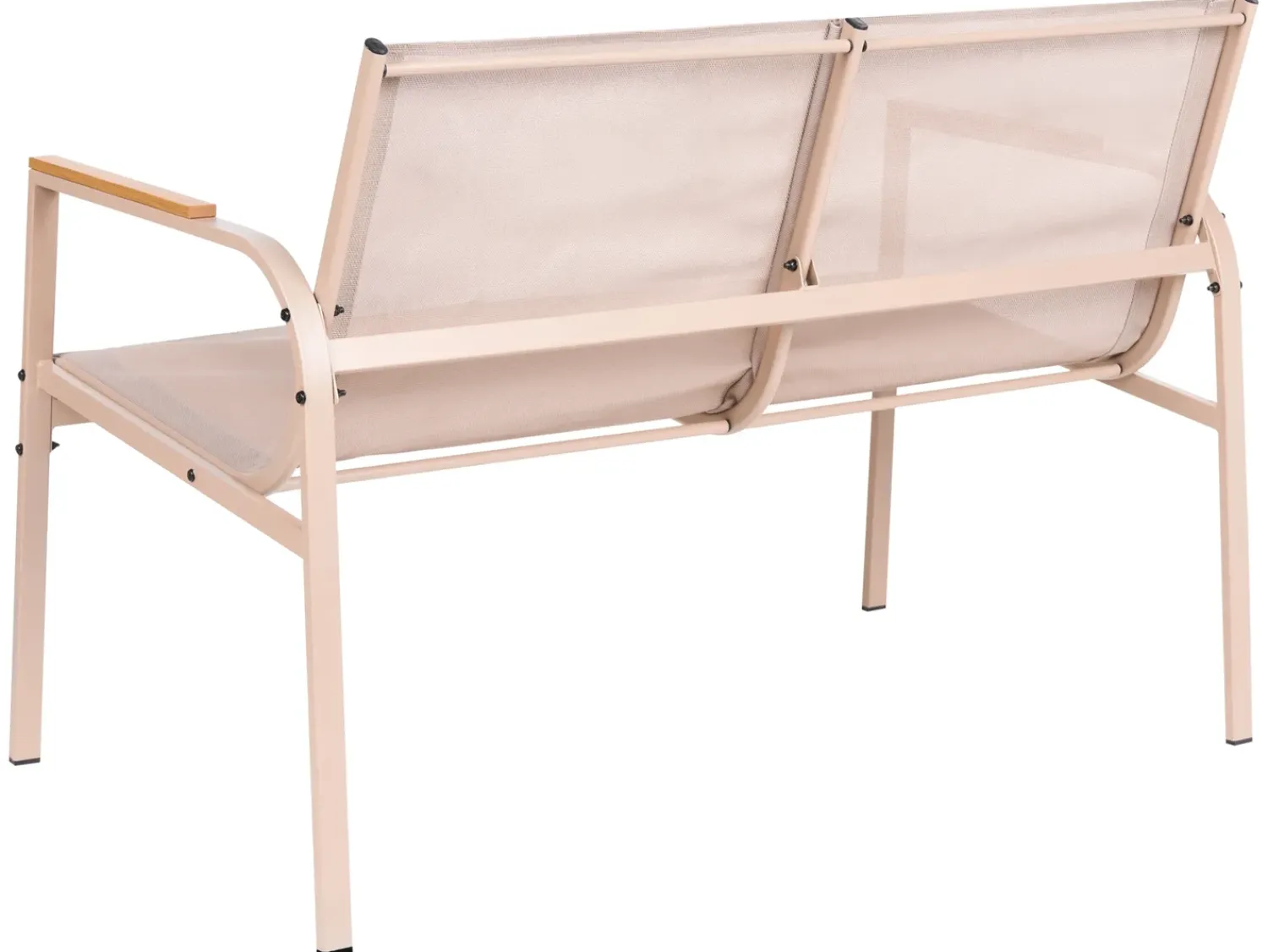 Best Beliani Set da giardino con tavolo 4 posti LEDRO Metallo Beige