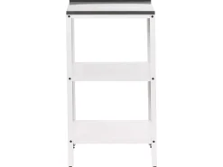 Sale Beliani Set da 3 per cucina da esterno VILAMA Metallo Bianco Bianco Argento