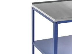 Discount Beliani Set da 3 per cucina da esterno VILAMA Metallo Blu Blu Argento