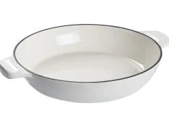 Clearance Beliani Set da 7 pezzi in ghisa FERRANO Bianco sporco Bianco Bianco Oro