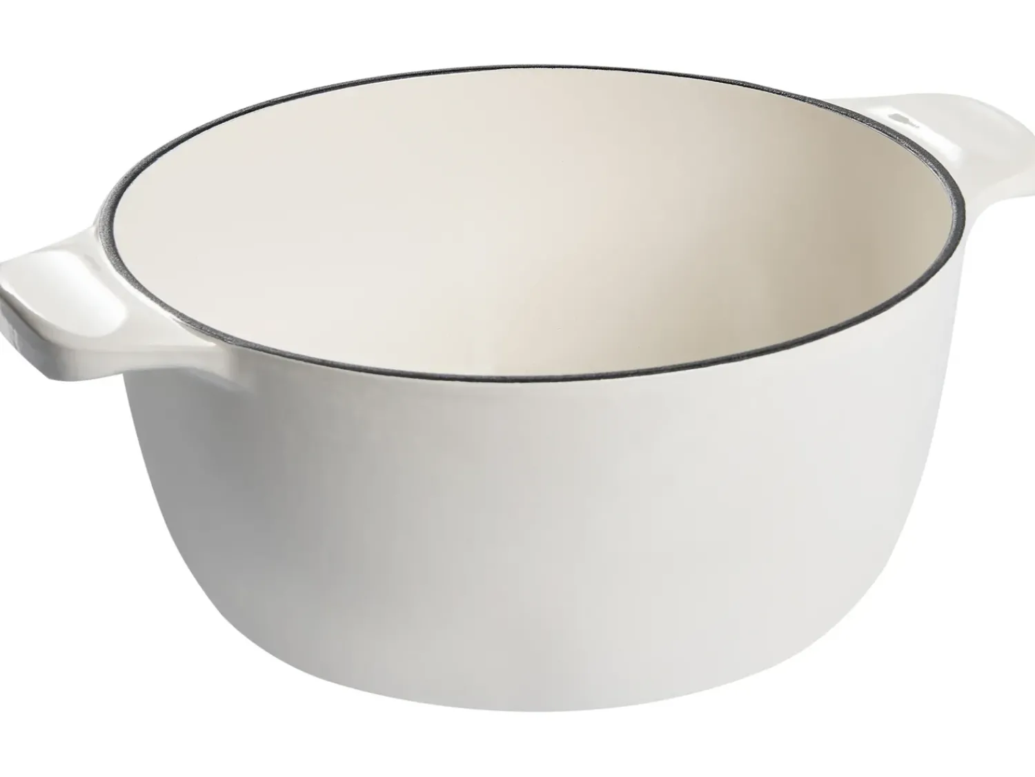 Clearance Beliani Set da 7 pezzi in ghisa FERRANO Bianco sporco Bianco Bianco Oro