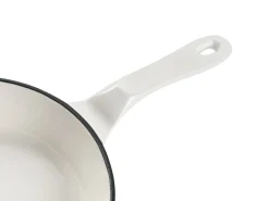 Clearance Beliani Set da 7 pezzi in ghisa FERRANO Bianco sporco Bianco Bianco Oro