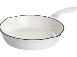 Clearance Beliani Set da 7 pezzi in ghisa FERRANO Bianco sporco Bianco Bianco Oro
