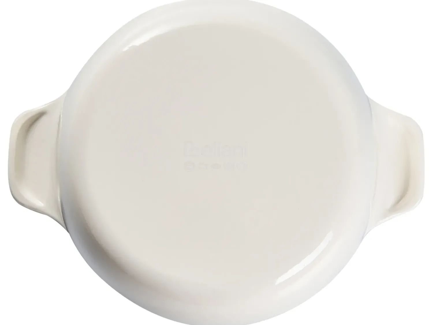 Clearance Beliani Set da 7 pezzi in ghisa FERRANO Bianco sporco Bianco Bianco Oro