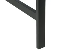Sale Beliani Set da pranzo ARLINGTON Marrone scuro 4 posti Marrone Nero