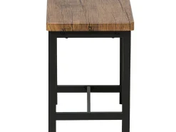 Sale Beliani Set da pranzo ARLINGTON Marrone scuro 4 posti Marrone Nero