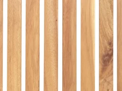 Sale Beliani Set da pranzo da giardino con carrello 6 posti SASSARI II Legno di acacia certificato chiaro Marrone