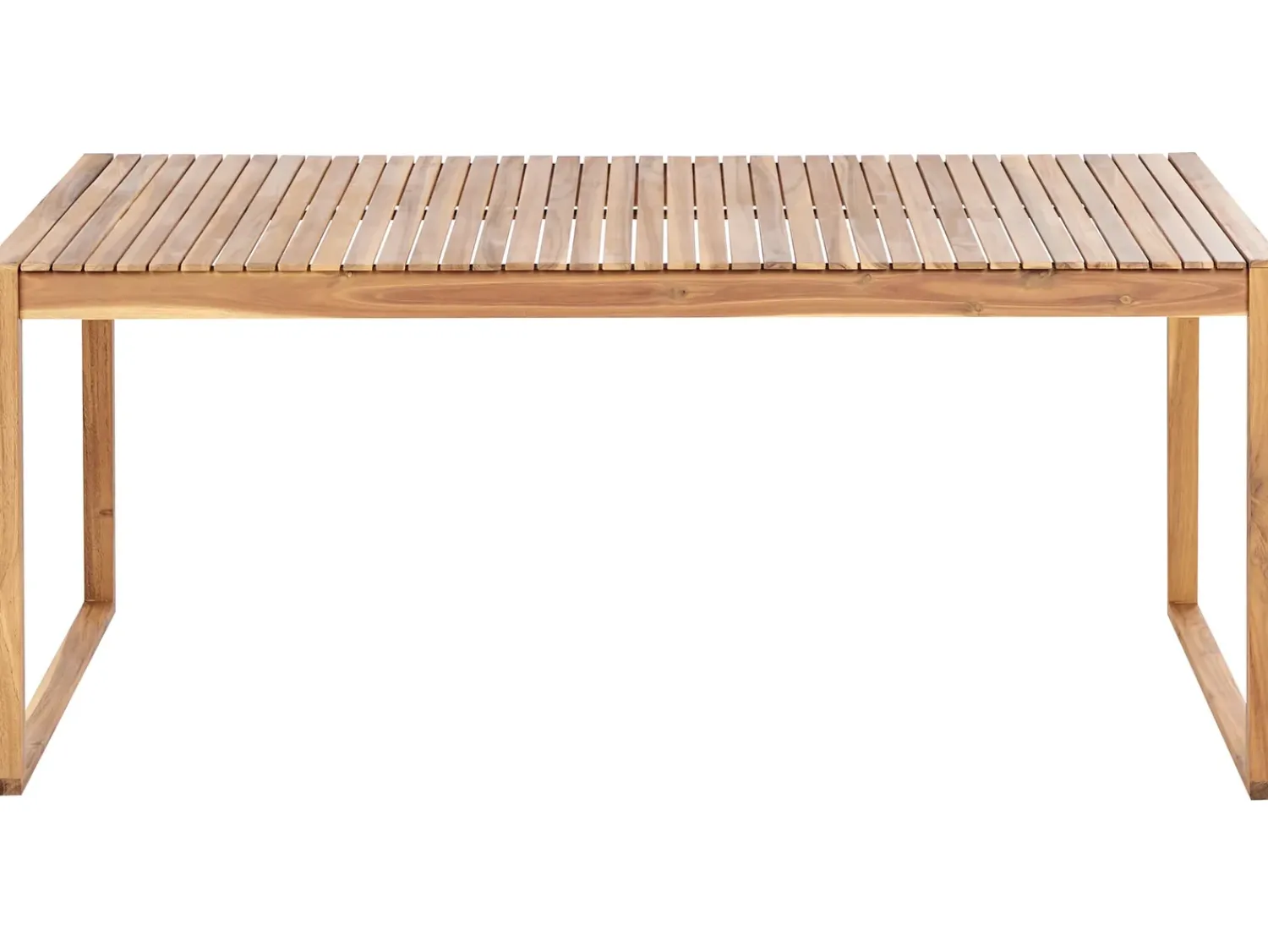 Online Beliani Set da pranzo da giardino con carrello 8 posti SASSARI II Legno di acacia certificato chiaro Marrone