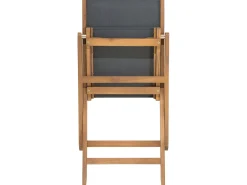 Online Beliani Set da pranzo da giardino con lettini 8 posti CESANA Legno d'acacia Marrone chiaro Grigio Marrone