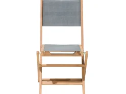 Online Beliani Set da pranzo da giardino con lettini 8 posti CESANA Legno d'acacia Marrone chiaro Grigio Marrone