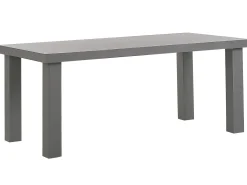 Outlet Beliani Set da pranzo da giardino con panche e sgabelli 6 posti TARANTO Cemento Grigio