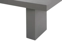 Online Beliani Set da pranzo da giardino con panche e sgabelli 6 posti TARANTO Cemento Grigio