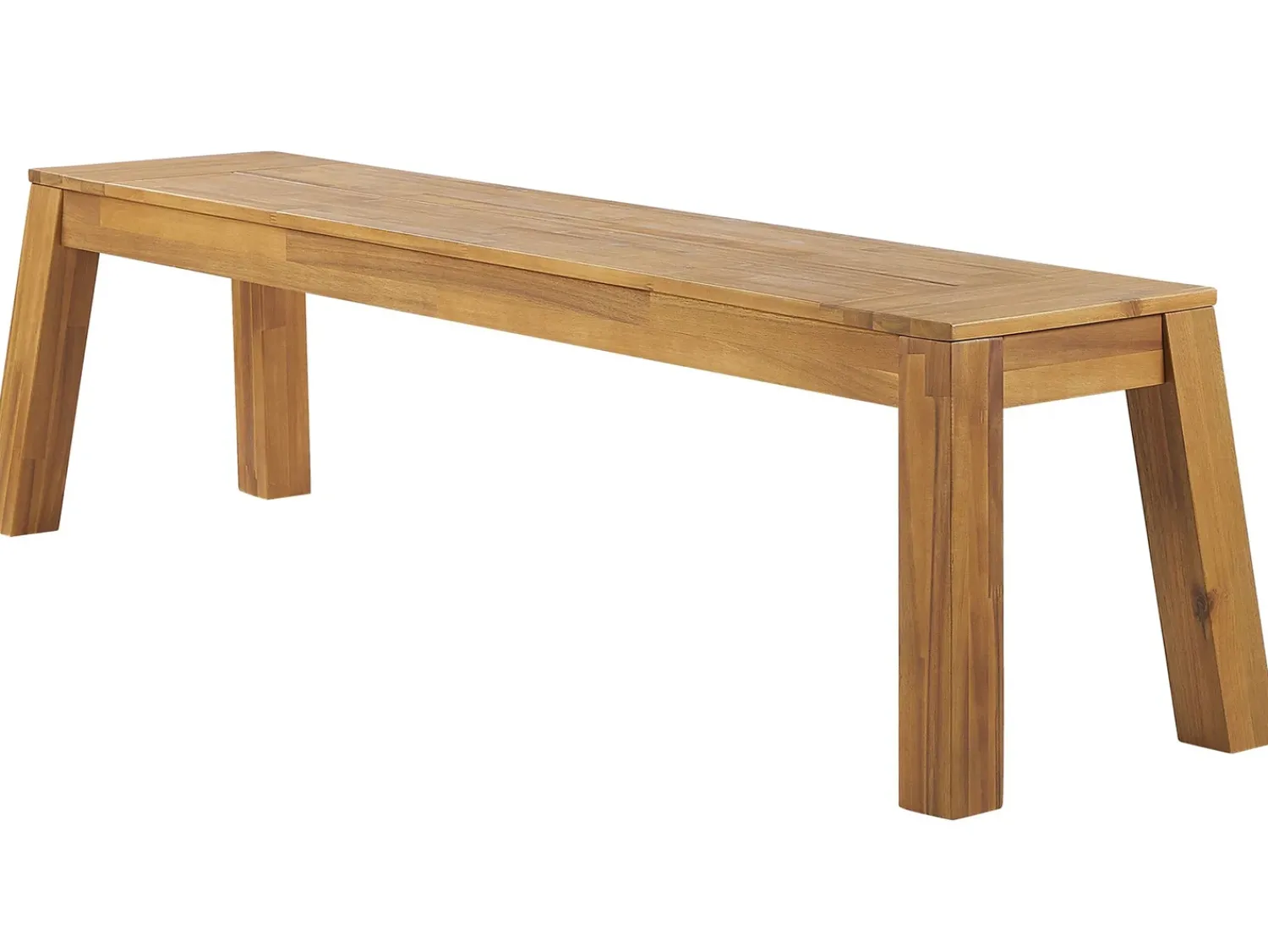 Sale Beliani Set da pranzo da giardino con panche 6 posti LIVORNO Legno d'acacia Marrone
