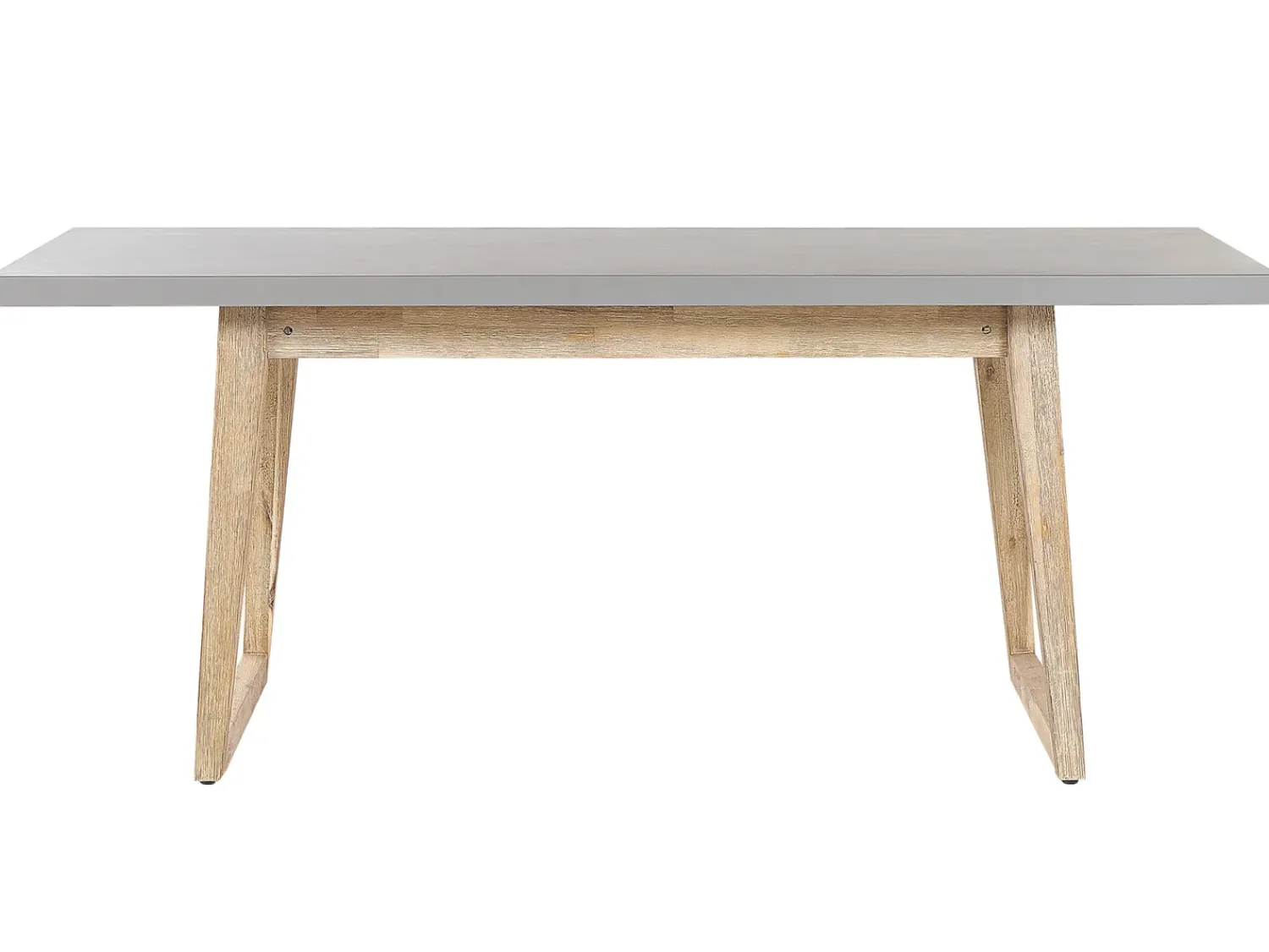 Online Beliani Set da pranzo da giardino con panche 6 posti ORIA Cemento Grigio Marrone Grigio
