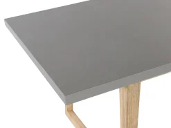 Online Beliani Set da pranzo da giardino con panche 6 posti ORIA Cemento Grigio Marrone Grigio