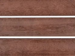 Hot Beliani Set da pranzo da giardino con panche 6 posti TUSCANIA Legno d'eucalipto scuro Marrone
