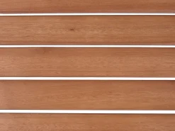Hot Beliani Set da pranzo da giardino con panche 6 posti MONSANO Legno d'eucalipto Marrone