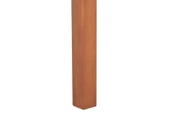 Hot Beliani Set da pranzo da giardino con panche 6 posti MONSANO Legno d'eucalipto Marrone