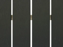 Clearance Beliani Set da pranzo da giardino con panche 6 posti NARDO Nero/Argento Argento Nero