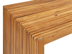 Best Beliani Set da pranzo da giardino con panche 6 posti SULZANO Legno d'acacia Marrone