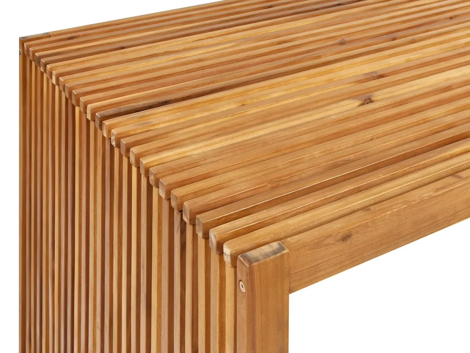 Best Beliani Set da pranzo da giardino con panche 6 posti SULZANO Legno d'acacia Marrone