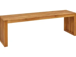 Best Beliani Set da pranzo da giardino con panche 6 posti SULZANO Legno d'acacia Marrone