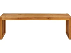 Best Beliani Set da pranzo da giardino con panche 6 posti SULZANO Legno d'acacia Marrone